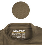 Тактическая потоотводящая футболка Mil-tec Coolmax цвет олива размер 2XL (11081001_2XL) - изображение 3