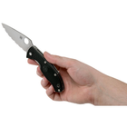 Нож Spyderco Tenacious Black Blade FRN серрейтор (C122SBBK) - изображение 8