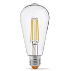 Лампочка Videx Filament ST64FD 6W E27 4100K 220V (VL-ST64FD-06274)