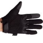 Плотные тактические перчатки с защитой MECHANIX на липучке Для рыбалки для охоты Черный АН-5629 размер XL - изображение 3