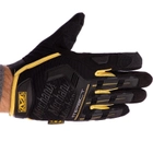 Плотные тактические перчатки с защитой MECHANIX на липучке Для рыбалки для охоты Черно-желтый АН-5629 размер XL - изображение 3
