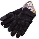 Плотные тактические перчатки с защитой MECHANIX на липучке Для рыбалки для охоты Черный АН-5629 размер XL - изображение 6