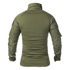 Тактична сорочка для полювання та риболовлі Lesko A655 Green 3XL (40р.) чоловіча з довгим рукавом армійська камуфляжна (K/OPT2_4256-12577) - зображення 3