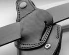 Поясная кожаная кобура A-LINE для Glock черная (К8) - изображение 3