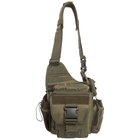 Прочная тактическая сумка через плечо военная армейская походная на 6 литров для охоты туризма Silver Knight Оливковая (АН-249) - изображение 3