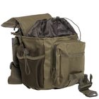 Прочная тактическая сумка через плечо военная армейская походная на 6 литров для охоты туризма Silver Knight Оливковая (АН-249) - изображение 6
