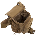 Міцна тактична сумка через плече військова похідна на 6 літрів для полювання туризму Silver Knight Хакі (АН-249) - зображення 5