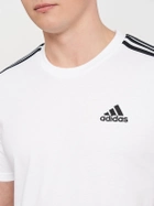 Футболка Adidas M 3S Sj T GL3733 4XL White/Black (4062064985521) - изображение 4