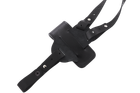 Кобура ПМ оперативная + поясная двухсторонняя формованная с чехлом, подсумком, для магазина (кожа, чёрная)97320 - изображение 4