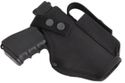 Кобура для Retay G-17, Glock-17 Глок-17 поясная с чехлом подсумком для магазина (oxford 600d, чёрная) - изображение 1