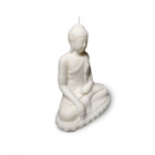 Свеча FlyingFire Будда Шакьямуни 11,5 см кремовый - изображение 7