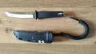 Шнур страховочный витой короткая Петля-карабин Паракорд Чёрный 984 - изображение 5