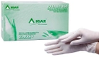 Перчатки медицинские латексные смотровые нестерильные опудренные IGAR (белые) 100шт L - изображение 1