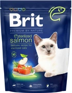 Сухий корм для кішок Brit Premium by Nature Cat Sterilized Salmon з лососем