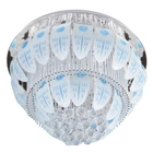Люстра стельова торт велика смарт з підсвічуванням BCL-640C/6 E14+LED Brille 22-740