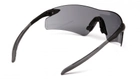 Баллистические очки Pyramex Intrepid-II gray серые - изображение 4