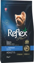 Повноцінний та збалансований сухий корм для собак Reflex Plus з лососем