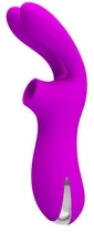 Вібратор з вакуумною стимуляцією Baile Pretty Love Ralap колір фіолетовий (20910017000000000) - зображення 3