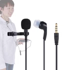 Микрофон петличный с наушником для телефона / планшета Alitek MC-250 (петличка) (480520)