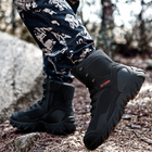 Ботинки армейские Lesko 6676 Outdoor Black размер 40 мужские дышащие с защитой носка - изображение 7