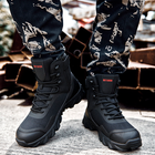 Ботинки армейские Lesko 6676 Outdoor Black размер 40 мужские дышащие с защитой носка - изображение 8