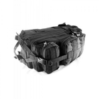 Тактический военный штурмовой походный рюкзак Molle Assault 20L вместительный и универсальный рюкзак Black - изображение 3