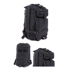 Тактический военный штурмовой походный рюкзак Molle Assault 20L вместительный и универсальный рюкзак Black - изображение 5