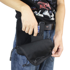 Поясная сумка-кобура Kosibate для скрытого ношения черная (H177) - изображение 4