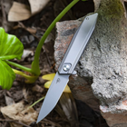Нож складной карманный Bestech Knife SHOGUN Grey BT1701A (90/216 мм) - изображение 3