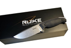 Нож Ruike Jager Black туристический с фиксированным клинком (110/223мм, Sandvik 14C28N, ножны) F118-B - изображение 5