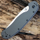 Нож складной Ontario RAT-1 D2 Carbon (8867CF) - изображение 4