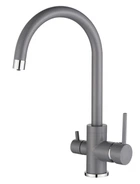 Кухонний змішувач Aquasanita Sabiaduo 2963 Alumetallic 202 Сірий металік