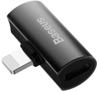 Адаптер Baseus iP Male to Dual iP Female Adapter L46 Black (CAL46-01)