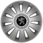 Автомобильные колпаки Kenguru Rex Peugeot серые R15 (комплект 4 шт)