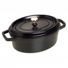 Кокотница чёрная овальная, диам. 33 см - Staub - 40509-322-0