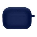 Силиконовый футляр Epik с микрофиброй для наушников Airpods Pro Темно-синий / Midnight blue