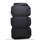 Сумка-рюкзак тактична містка xs-90l3, 90 л. Black для подорожей і походів - зображення 2