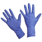 Перчатки медицинские нитриловые смотровые нестерильные неопудренные IGAR (Голубо-фиолетовые) 100 шт. M - изображение 2