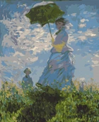 Картина по номерам Женщина с зонтиком. Клод Моне Brushme 40x50 см (tvo0006200)