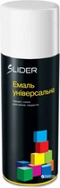 Емаль аерозольна Slider універсальна 9010 біла глянц 400 мл