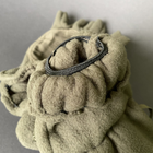 Зимові флісові рукавички-рукавиці тактичні з відкидним верхом без пальців Zepma оливкові АН-1726 розмір L - зображення 10