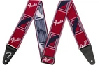 Ремінь гітарний Fender 2" WEIGHLESS MONOGRAMMED STRAP RED/WHITE/BLUE