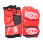 Перчатки для смешанных видов единоборств ММА Boxer кожаные