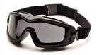 Тактичні окуляри-маска с диоптрической вставкой Pyramex V2G-PLUS тёмные (2В2Г-20П+RX) - зображення 5