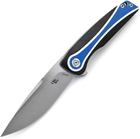 Кишеньковий ніж CH Knives CH 3511-G10-blue-black - зображення 1