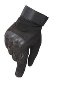 Закриті тактичні рукавички мото, вело повний палець (671629714) Чорний XL - зображення 4