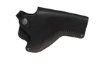 Кобура поясная Револьвер 4 не формованная кожа чёрная MS - изображение 3