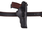 Кобура АПС Автоматичний пістолет Стєчкіна поясна прихованого внутрішньобрючного носіння е формована з кліпсою шкіра чорна MS - зображення 3