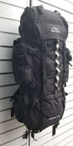 Тактический туристический каркасный походный рюкзак Over Earth модель 615 на 80 литров Black - изображение 6