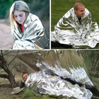 Одеяло спасательное термоодеяло Overlay односторонняя silver - изображение 4